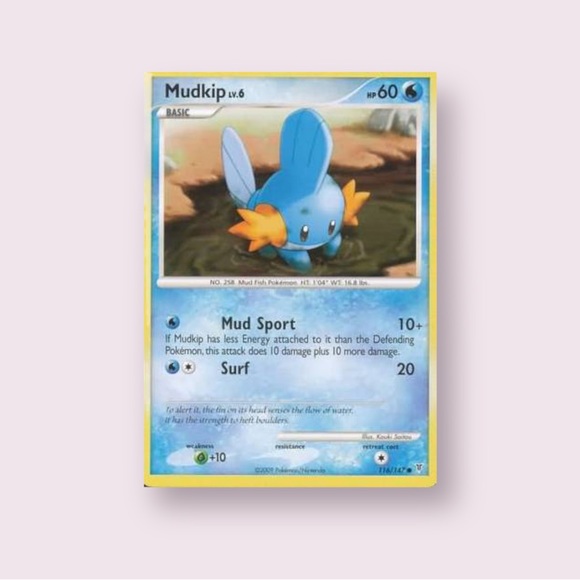 Pokemon Other - Pokémon Card Mudkip 116/147